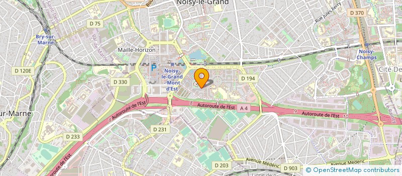 localisation de l'entreprise MONSIEUR FEHD AWAD  NOISY-LE-GRAND