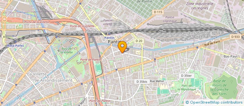 localisation de l'entreprise MONSIEUR FEHMI BEN MESSAOUD  PANTIN