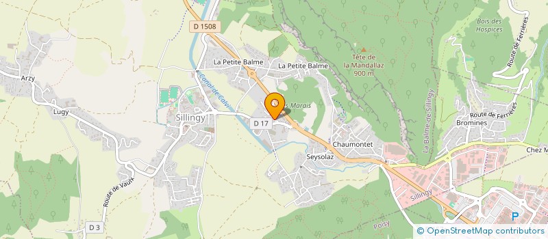 localisation de l'entreprise MONSIEUR FEHMI CAVUS  SILLINGY