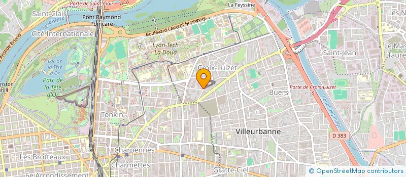 localisation de l'entreprise MONSIEUR FEHMI CHERIF  VILLEURBANNE