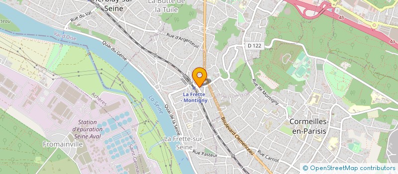 localisation de l'entreprise MONSIEUR FEHMI JELIDI  LA FRETTE-SUR-SEINE