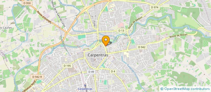 localisation de l'entreprise MONSIEUR FEHMI LADJIMI  CARPENTRAS