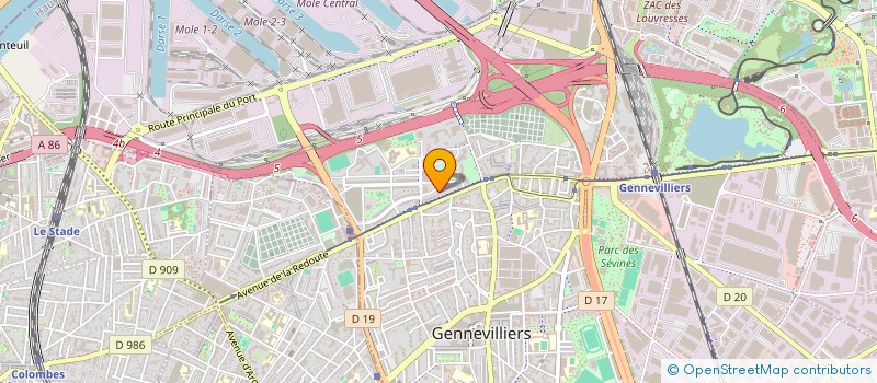 localisation de l'entreprise MONSIEUR FEI SUN  GENNEVILLIERS