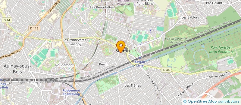 localisation de l'entreprise MONSIEUR FEIFAN ZHOU  SEVRAN