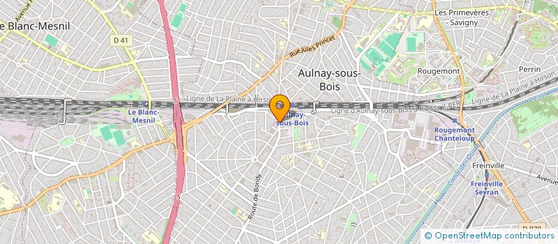 localisation de l'entreprise MONSIEUR FEIYUN CAI à AULNAY-SOUS-BOIS