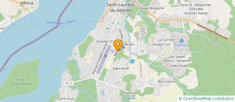 localisation de l'entreprise MONSIEUR FEJAN GEDDEMAN  SAINT-LAURENT-DU-MARONI