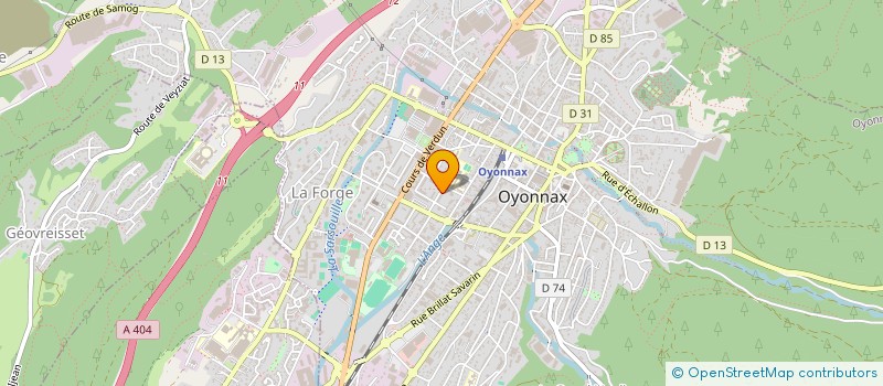 localisation de l'entreprise MONSIEUR FEJZULA SELJMANI  BELLIGNAT