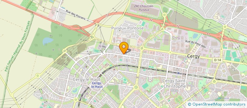 localisation de l'entreprise MONSIEUR FEKER KHEMRI  CERGY