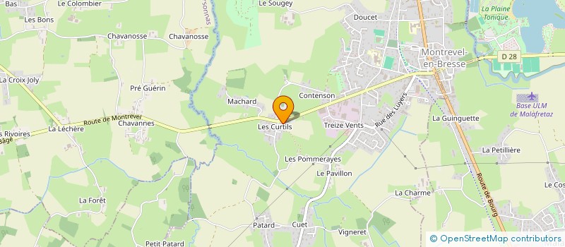 localisation de l'entreprise MONSIEUR FEKI KRASNIQI à MONTREVEL-EN-BRESSE