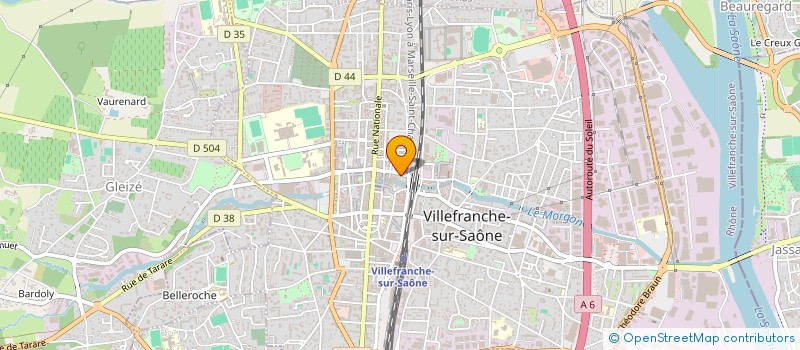 localisation de l'entreprise MONSIEUR FEKKAK HAJRATE ANBAIGUA à VILLEFRANCHE-SUR-SAONE