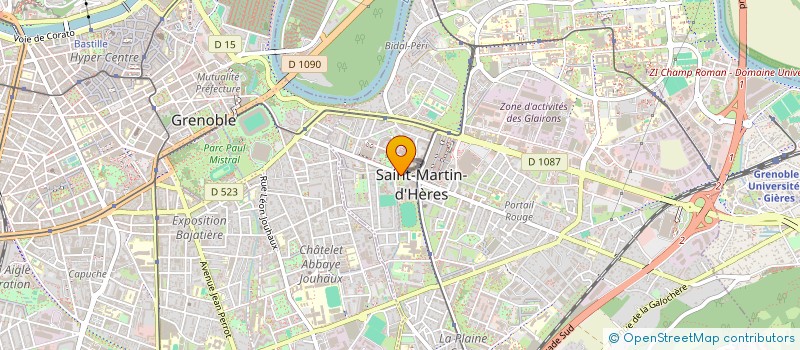 localisation de l'entreprise MONSIEUR FELICE CASTALDI  SAINT-MARTIN-D'HERES