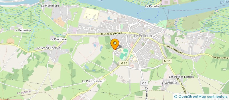 localisation de l'entreprise MONSIEUR FELICIA BEZIER  LE PELLERIN