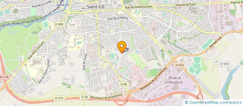 localisation de l'entreprise MONSIEUR FELICIEN AGESTA  SAINT-LO