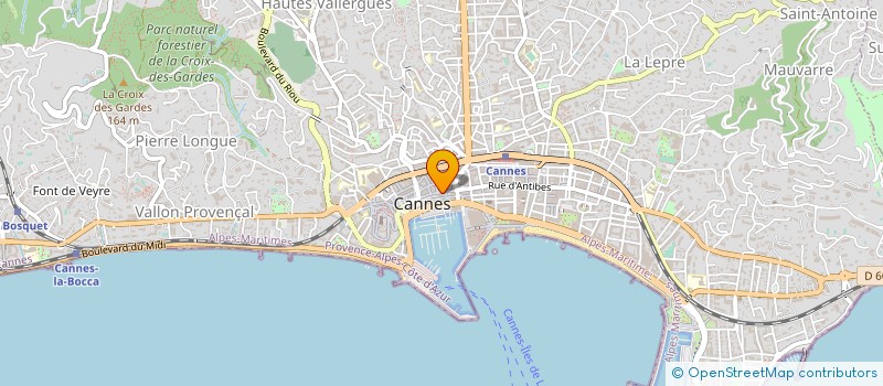 localisation de l'entreprise MONSIEUR FELICIEN AYMARD à CANNES