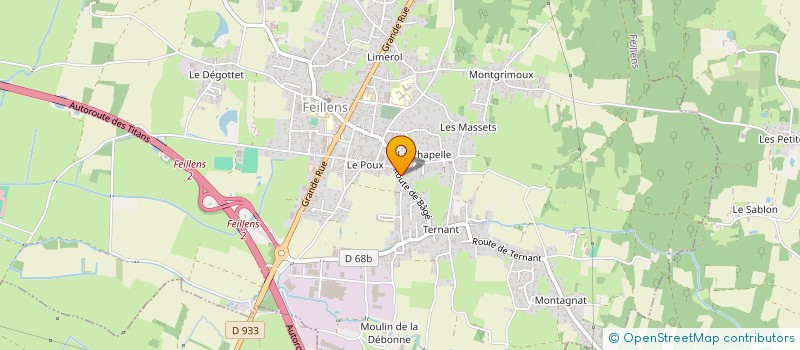 localisation de l'entreprise MONSIEUR FELICIEN BROYER à FEILLENS