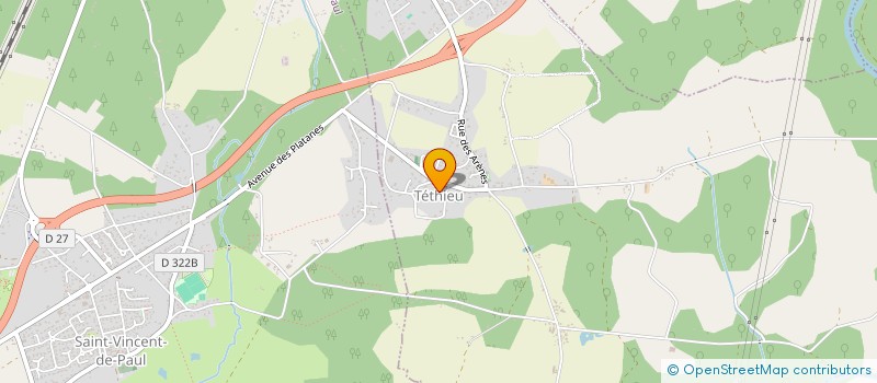 localisation de l'entreprise MONSIEUR FELICIEN CASTETS  ST-PAUL-LES-DAX