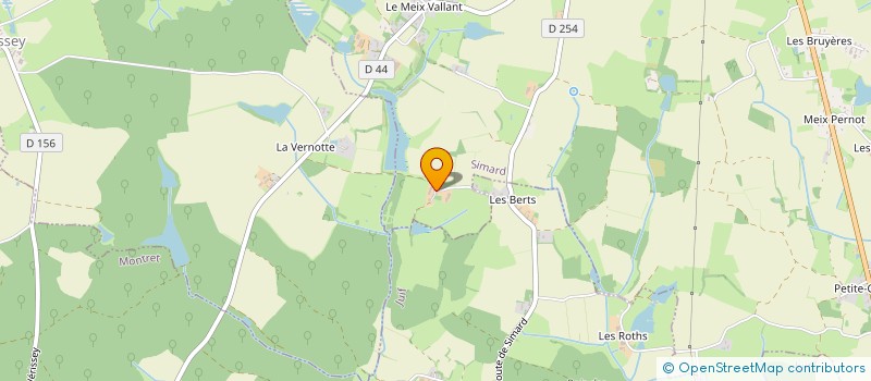 localisation de l'entreprise MONSIEUR FELICIEN DUBOIS  SIMARD