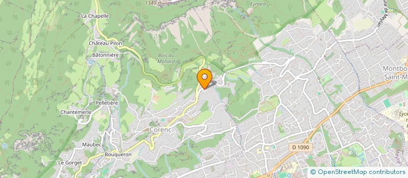 localisation de l'entreprise MONSIEUR FELICIEN EVEN  CORENC