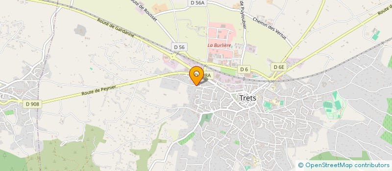 localisation de l'entreprise MONSIEUR FELICIEN FAVRE  TRETS