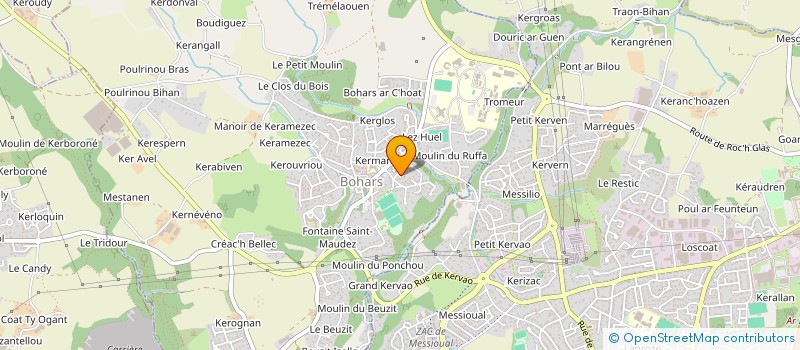 localisation de l'entreprise MONSIEUR FELICIEN GOASDOUE  BOHARS