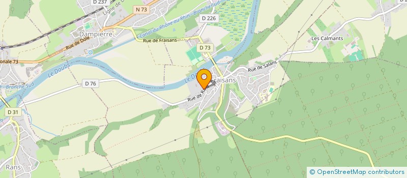 localisation de l'entreprise MONSIEUR FELICIEN GROS à FRAISANS