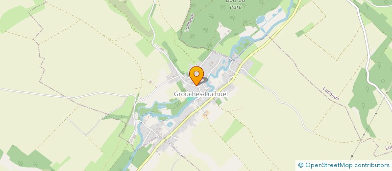 localisation de l'entreprise MONSIEUR FELICIEN MERLIN  GROUCHES-LUCHUEL