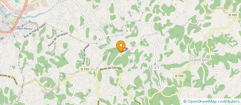 localisation de l'entreprise MONSIEUR FELICIEN POPOTTE  LE GOSIER