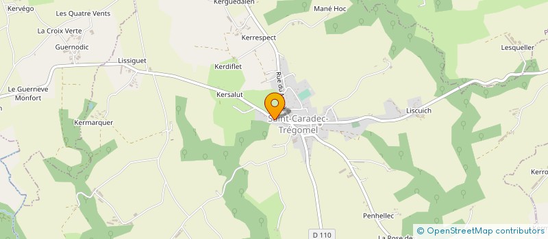 localisation de l'entreprise MONSIEUR FELICIEN QUINIO à LE CROISTY