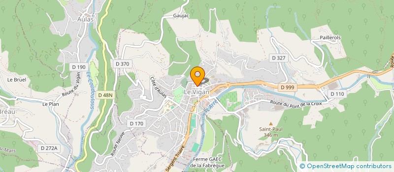 localisation de l'entreprise MONSIEUR FELICIEN RAULT  LE VIGAN