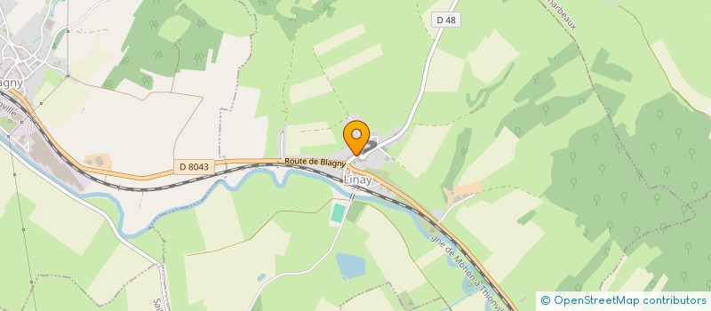 localisation de l'entreprise MONSIEUR FELICIEN SARTELET  LINAY