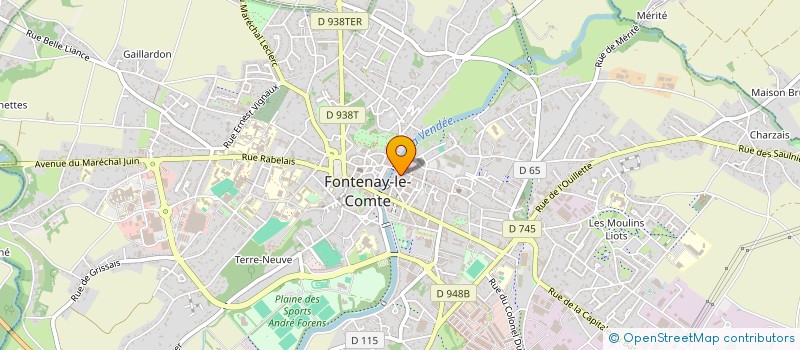 localisation de l'entreprise MONSIEUR FELICIEN TOUBLANC à FONTENAY-LE-COMTE