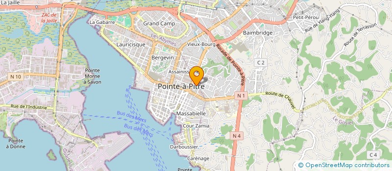 localisation de l'entreprise MONSIEUR FELICIEN VULGAIRE à POINTE A PITRE