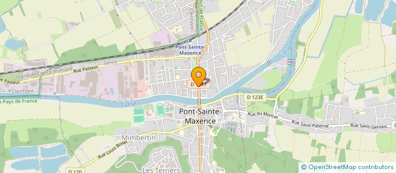 localisation de l'entreprise MONSIEUR FELICIO CLEVELIN  PONT-SAINTE-MAXENCE