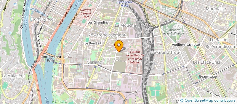 localisation de l'entreprise MONSIEUR FELIPE ANDRES SERNA RAMIREZ  LYON