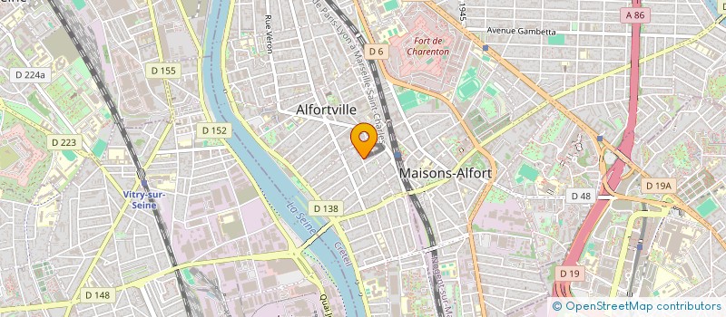 localisation de l'entreprise MONSIEUR FELIPE DA SILVA à ALFORTVILLE