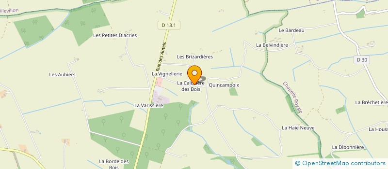 localisation de l'entreprise MONSIEUR FELIPE FERNANDES à LA BAZOCHE-GOUET