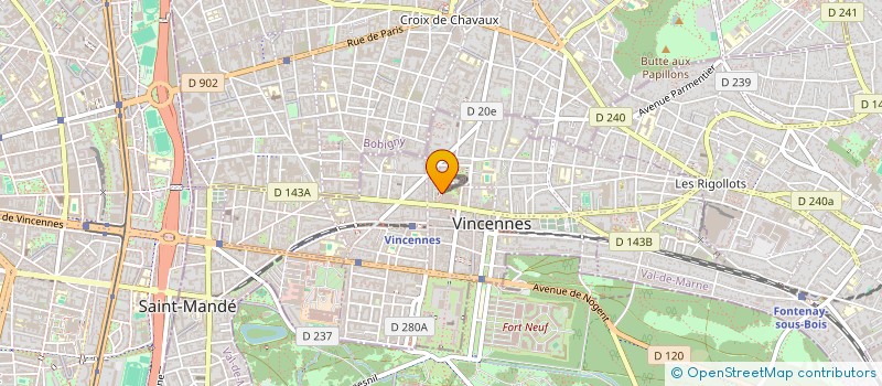 localisation de l'entreprise MONSIEUR FELIPE GONZALEZ VENEGAS  VINCENNES