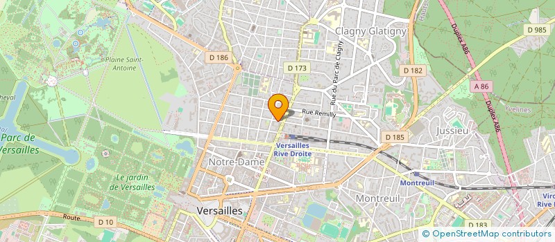 localisation de l'entreprise MONSIEUR FELIPE MENDES MARINI E SOUZA à VERSAILLES