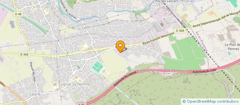 localisation de l'entreprise MONSIEUR FELIPE PEREIRA à GIGNAC-LA-NERTHE