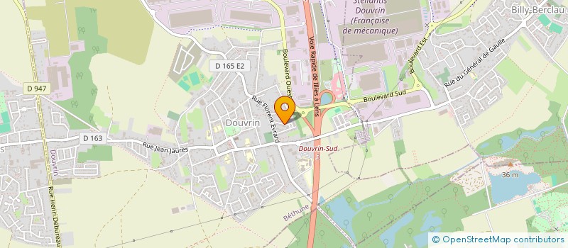 localisation de l'entreprise MONSIEUR FELIPE PEREZ LOPEZ  DOUVRIN