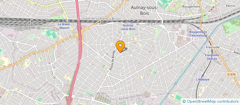 localisation de l'entreprise MONSIEUR FELIPE SILVA DE OLIVEIRA à AULNAY-SOUS-BOIS