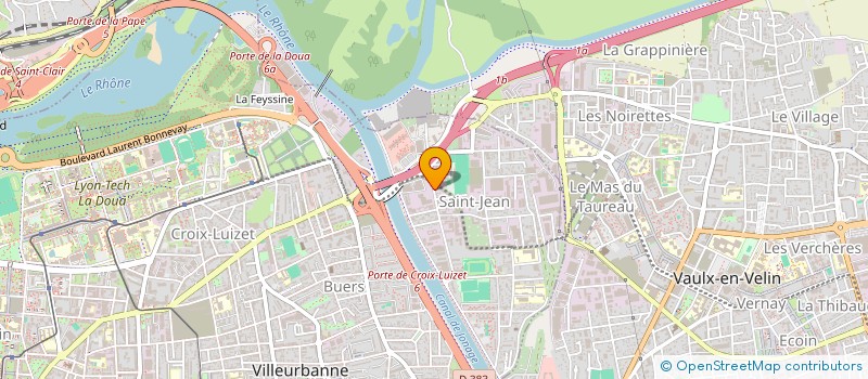 localisation de l'entreprise MONSIEUR FELIPE TINOCO  VILLEURBANNE