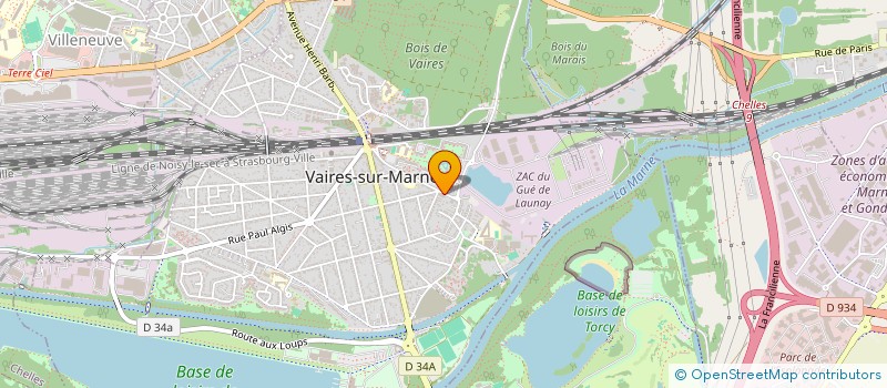 localisation de l'entreprise MONSIEUR FELIPE VINICIUS VITORELLI  VAIRES-SUR-MARNE