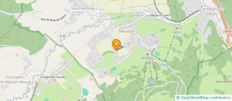 localisation de l'entreprise MONSIEUR FELISBERTO DE PAIVA BOTELHO  METABIEF