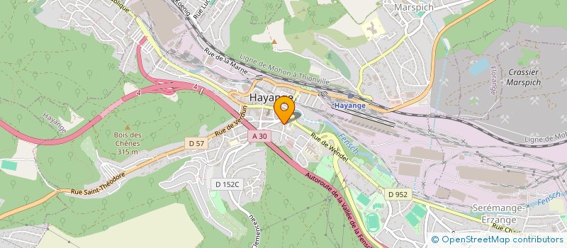 localisation de l'entreprise MONSIEUR FELISBERTO MORENO SEMEDO TAVARES  HAYANGE