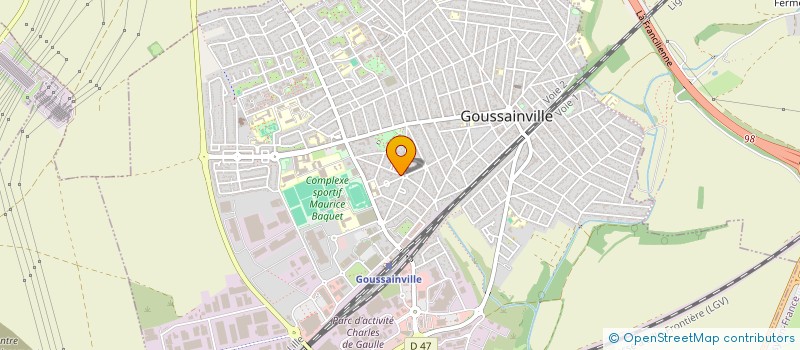 localisation de l'entreprise MONSIEUR FELISMOND SALOMON  GOUSSAINVILLE