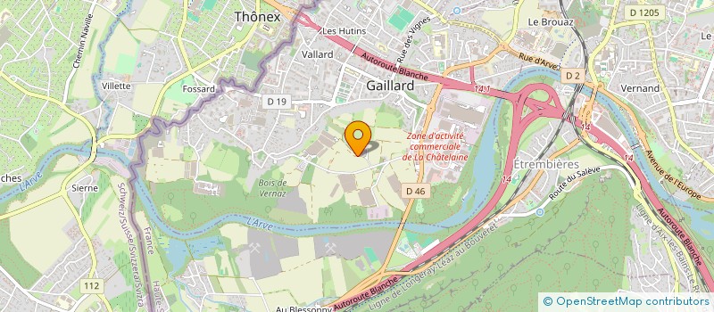 localisation de l'entreprise MONSIEUR FELIX ADOLPHE  GAILLARD