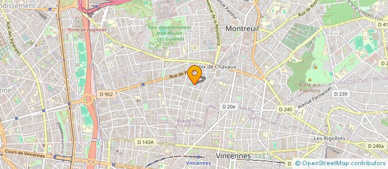 localisation de l'entreprise MONSIEUR FELIX ALBERTINI à MONTREUIL