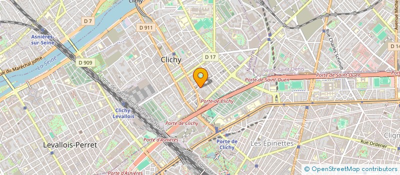 localisation de l'entreprise MONSIEUR FELIX ALLOTEY à CLICHY