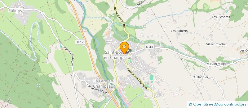 localisation de l'entreprise MONSIEUR FELIX AMAR  SAINT-BONNET-EN-CHAMPSAUR